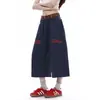 Shorts casuales de retazos a cuadros de doble cintura para mujer, verano 2026 estilo americano holgados pantalones de chándal grises, pantalones cropped rectos de pierna ancha
