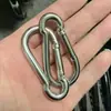 Gancho de Seguridad Chapado en Níquel Gancho de Resorte 6*60 Negro Electroforético para Exteriores Hebilla de Seguridad en Forma de Calabaza Accesorios para Llaveros