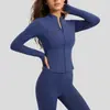 Juyitang Roupa de Yoga Cor Sólida Transfronteiriça Feminina Respirável para Corrida Alta Elasticidade Esportiva Justa Conjunto de Roupa para Pilates Fitness