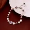 Pulsera Elástica Multicapa con Perlas de Zirconia Estilo Francés, Lujo Ligero, Sensación de Alta Gama, Moda, Joyería Exquisita y Elegante para Mujeres