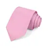 Corbata Hecha a Mano de 8 cm, Nueva Corbata de Poliéster para Hombre, Rayada, Moderna, Versátil, Vestimenta Formal de Caballero, Personalización Profesional al Por Mayor