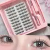 Kit de Cílios Postiços Transfronteiriço, Grande Capacidade, Cílios Postiços Lágrimas Azuis, Naturais e Imperceptíveis para Olhos Expressivos, Suaves e Fotogênicos