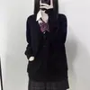 Cárdigan de Punto Estilo JK Japonés Suéter Dulce de Escuela Estilo Universitario Chaqueta Exterior Versátil de Manga Larga Otoño Invierno Nuevo