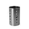 Soporte para Palillos de Acero Inoxidable Redondo Cuadrado Dos Compartimentos Cuchillero Soporte para Brochetas Cesto para Cubiertos Almacenamiento de Cuchillos Tenedores Cucharas Vajilla