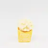 Mini simulación miniatura palomitas de maíz accesorios DIY adornos de dibujos animados juguetes pequeños accesorios creativos para jugar a la comida colgante