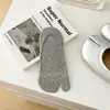 Calcetines de Dos Dedos para Mujer, Calcetines Invisibles, Calcetines de Algodón Finos de Verano, Transpirables, Absorbentes del Sudor, Calcetines Bajos de Corte Invisible con Dedos Divididos para Mujer, Calcetines de Verano para Dama