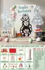 Montaje de Escena de Decoración para el Primer Cumpleaños Estilo Coreano, Accesorios para el Primer Cumpleaños del Bebé, Pared de Fondo para Luna Llena, Tablero de KT de Alta Calidad para Niños y Niñas