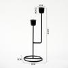 Adornos de Amazon Transfronterizos al por Mayor en Stock, Portavelas de Hierro Vintage, Artículos Decorativos de Estilo Europeo, Candelabros