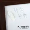 Acessórios Populares para Nail Art em Liga Metálica em Formato de Cruz, Estilo Punk Retrô, Decorações Metálicas Douradas e Prateadas para Unhas Usáveis Venda por Atacado