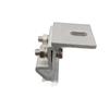 Azulejo de acero de color fotovoltaico, accesorio de aleación de aluminio, borde de bloqueo vertical de 470 grados, ángulo de 760/820 grados, soporte fijo antideslizante a prueba de viento Chi