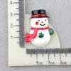 Accesorios de resina navideña muñeco de nieve anciano árbol de Navidad pegamento crema casero accesorios para funda de teléfono material para pegatina de refrigerador DIY