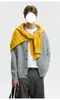 Cardigã de tricô trançado liso estilo Old Money, unissex, perfeito para primavera e outono, com um design de suéter casual, soltinho, relaxado e versátil