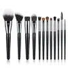 Set de Maquillaje para Principiantes Set de Brochas Polvo Suelto Brocha para Polvo Suave Rubor para Estudiantes Sombra de Ojos Portátil Set Completo Pelo Suave Asequible