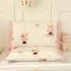 Fronha infantil de algodão acetinado Classe A 60 fios, látex 30*50, fronha de algodão puro com desenho 35*55, travesseiro de bebê