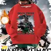 Delta Game Action Weilong Ropa Periférica Sudadera Infantil con Forro Estilo Otoño e Invierno Chaqueta Unisex para Estudiantes Ropa Infantil