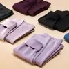 Pantalones cálidos de terciopelo para mujer, sin costuras, pantalones interiores para niños, otoño e invierno, forrados de felpa, uso diario, pantalones largos de color liso