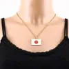 Collar Colgante Geométrico Japonés de Acero Inoxidable Transfronterizo para Hombres y Mujeres Moda Estilo Casual Joyería Personalizada con Goteo de Aceite Cadena para Suéter