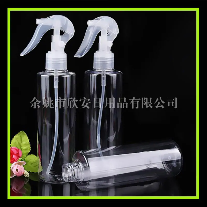 200ml平肩透明pet +小老鼠喷头