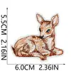 Aplique de tecido de bordado pastoral de cura, patch termocolante de borboleta, emblema de bordado computadorizado, para jaquetas, chapéus e reparos de tecido