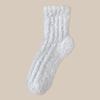 Calcetines de terciopelo coral para mujer, calcetines de felpa de invierno, calcetines de piso de rizo, calcetines de nieve gruesos, calcetines cálidos resistentes al frío para el hogar, para dormir