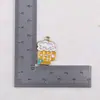 Nuevo Colgante de Aleación Ecológica con Goteo de Aceite de Trébol Irlandés para Pulsera Collar Accesorios de Joyería