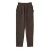 Pantalones de lana para mujer 100% lana pura pantalones de invierno pantalones de abuela pantalones de punto de cachemira ropa exterior para mujer pantalones de harén con pierna cónica pantalones de rábano