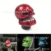 Modificación de coche cabeza de palanca de cambios personalidad diente grande calavera fantasma cabeza de palanca de cambios cabeza de palanca de cambios resina palanca de cambios stick de ola cabeza universal