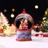 Porta lápices de Santa Claus con luz nocturna, nuevo producto transfronterizo, decoración creativa para Nochebuena, regalo para niños, venta al por mayor
