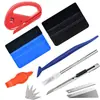 Kit de herramientas para película de coche transfronteriza herramienta para instalación de película de ventana de coche raspador de fieltro raspador de ventana de coche