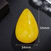 Resina de alta calidad sintética forma geométrica tallado de cinturón imitación cera de abeja DIY colgante con agujero pasante accesorios de colgante