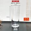 Copo de Vidro Transparente Redondo Espesso Resistente à Temperatura para Infusão de Chá Copo de Vinho para Hotel KTV Copo para Suco de Frutas