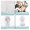 Taller Mágico de Doukou con Sombreros Puntiagudos, Peluca Cosplay Chivley, Peluca Anime de Cabello Corto Esponjoso