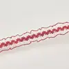 Banda elástica de pescado de seda bilateral de una fila de 2 cm, oreja de madera, encaje elástico plisado, encaje decorativo para escote de ropa