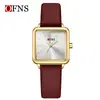 Reloj de Cuarzo Oufani para Commuter con Caja de Aleación, Elegante Reloj para Mujer, Resistente al Agua 30m, Alta Estética, Reloj de Pulsera Cuadrado para Mujer