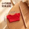 Ropa de muñeca en stock, ropa de muñeca de algodón de manga corta, juguete de peluche de 10 cm, camiseta sencilla de color liso, top para disfraz al por mayor