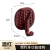 Ganchos de plástico estilo macarrón, ganchos adhesivos para baño sin taladro, ganchos pegables estilo dopamina para entrada y detrás de la puerta