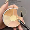 Pincel de Maquiagem Cangzhou, Pincel Corretivo, Pincel para Olheiras e Sulco Lacrimal, Pincel de Cabeça Plana em Forma de Língua para Cobrir Manchas e Marcas de Acne, Ferramenta de Beleza Portátil