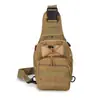 Nueva Bolsa Pequeña Táctica de Pecho para Exterior Deportes Oxford Impermeable Cruzada Hombro Camuflaje Multifuncional Deportes Combinable con Todo