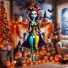 Halloween Natal O Estranho Mundo de Jack Pingente de Abóbora 2D Decoração de Cena Atmosfera de Halloween Pequeno Pendente Decorativo