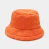 2026 Nuevo Sombrero de Pescador Grueso y Cálido para Otoño e Invierno con un Toque de Lujo, Sombrero de Cubo Sencillo de Color Sólido, Sombrero de Sol Versátil y de Moda