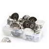 Venta Directa de Fábrica Tipo Plano Fijo Hebilla en Forma de I Ropa de Mezclilla Hebilla Metálica Clásico Retro Botón de 17 mm a 20 mm