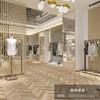 Piso de Madeira Compósita Reforçado, Padrão Espinha de Peixe, Parquet Workwear Retrô, Loja de Roupas de Luxo Leve, Fabricante à Prova d'Água e Resistente ao Desgaste