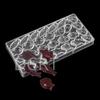 Molde de Chocolate de Plástico Duro PS Molde de Cubitos de Hielo Rosa Herramientas para Hornear Gelatina 3D Disponibles en Varios Estilos