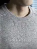 ¡Calma, dinero viejo! Sudadera con Capucha Creativa Cálida de Manga Larga para Hombre Otoño/Invierno con Textura de Lana Heather Cuello Redondo