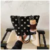 2026 Bolso Tote Nuevo Estilo Coreano de Lunares, Gran Capacidad, Moda Vintage, Gamuza, Casual, Elegante Bolso de Hombro para Viajes Diarios