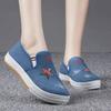 Novedad 2025 Zapatos de Tela Versátiles para Celebridades de Internet Moda Redondos Transpirables Antideslizantes Suela Suave Estilo Coreano para Mujer Zapatos de Estudiante Deportivos