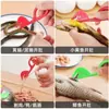 Cuchillo para Limpiar Intestinos, Cuchillo para Intestinos de Pato, Cuchillo para Intestinos de Pollo, Cortador de Intestinos de Pollo, Pato, Ganso para Uso Doméstico, Cuchillo para Desviscerar Anguila, Locha, Pez, Herramienta de Cocina