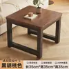 Mesa cuadrada pequeña mesa de madera de cuatro lados mesa de centro mesa auxiliar mesa de té de mesita de noche mesa baja mesa de comedor simple mesa de comidas fabricante mesa cuadrada