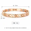 Pulsera de aleación de zinc con forma de pez y tres diamantes, superventas de moda transfronteriza europea y americana, joyería magnética de alta gama para niñas, venta al por mayor