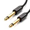 Cable de Audio Ts de 6.5mm Chapado en Oro Macho-Macho Cobre Libre de Oxígeno Cable de Audio para Instrumentos Electrónicos Cable para Guitarra Modelo Más Vendido